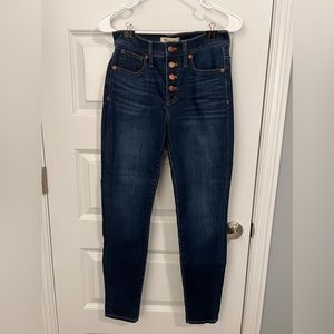 Madewell Skinny Dark Wash Jeans